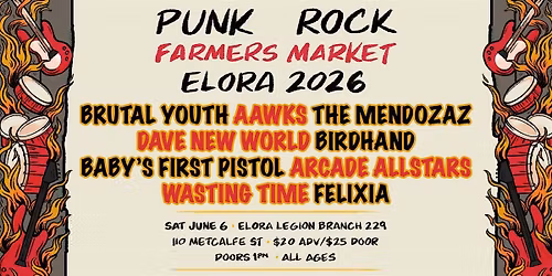 Punk Rock Farmers Market Elora