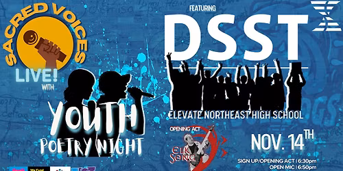 Sacred Voices LIVE November Open Mic