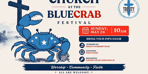 Church at the Blue Crab Festival