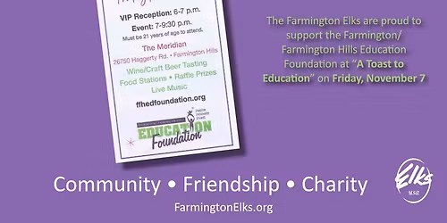 A Toast to Education