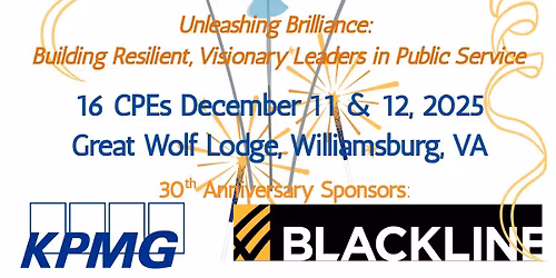 30th Annual AGA Commonwealth of VA Professional Development Training (PDT)