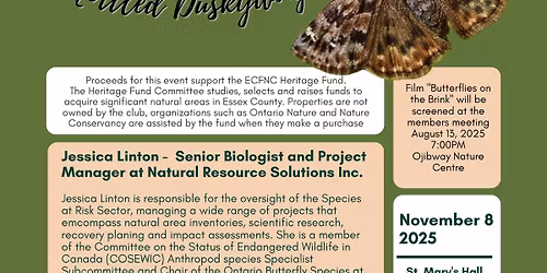 2025 Essex County Field Naturalists\u2019 Club Annual Dinner