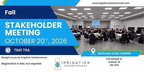 Members Only Irrigation Saskatchewan Stakeholder Meeting