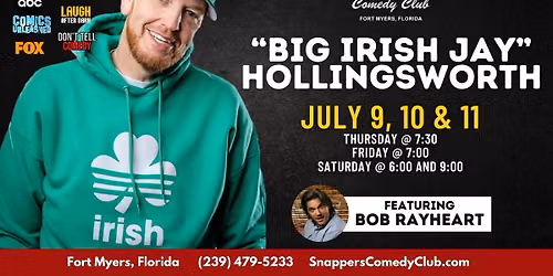 Big Irish Jay Comedy Tour!