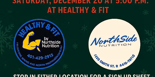 Northside and healthy and fit Christmas party