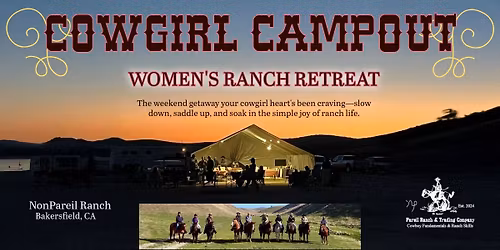 Cowgirl Campout Weekend
