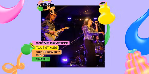 SC\u00c8NE OUVERTE \u2022 Mer. 14 janvier 2026 \u2022 La Nouvelle Vague \u2022 Saint-Malo