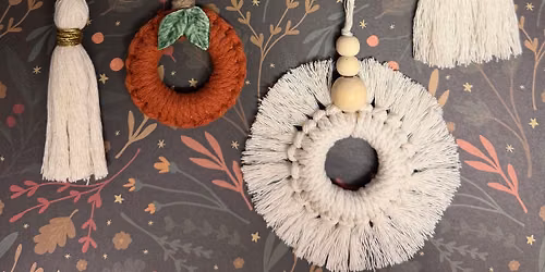 MACRAME CHRISTMAS\/HALLOWEEN DECORATIONS  CLASS - \u00a317 per person - Starts at 10.30am