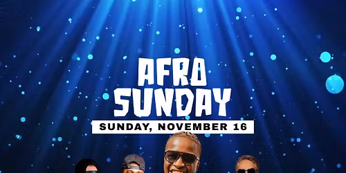 Afro Sunday 16.11.2025 - special guest DJ SEBEN 