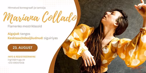 Mariana Collado flamenko meistriklassid