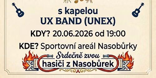 Z\u00e1bava s kapelou UX BAND (UNEX)