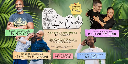 La Onda - 22 novembre (Salsa + B-Zouk) \u2728\ud83d\udc9a