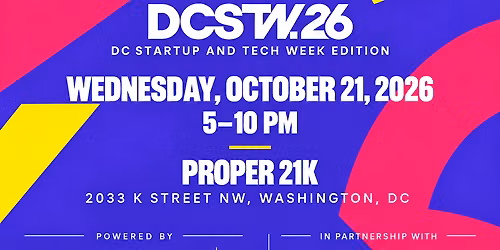 Networking Soir\u00e9e - DC Startup Week Edition