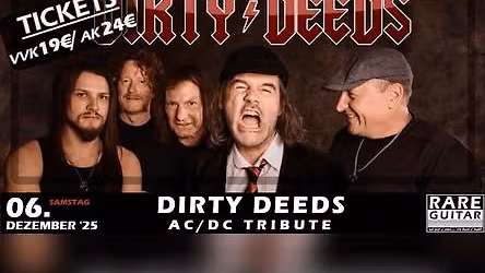 AUSVERKAUFT! - AC\/DC Tribute - Dirty Deeds