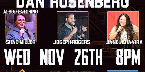 Live Comedy Show at Remedy w\/Headliner Dan Rosenberg!