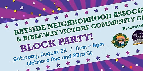 Bayside Neighborhood Block Party!