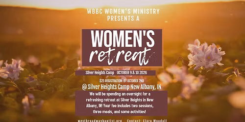 WBBC Women's Fall Retreat!