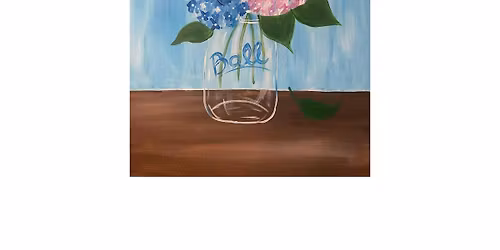 redBERRY - Hydrangeas - Public Paint Party