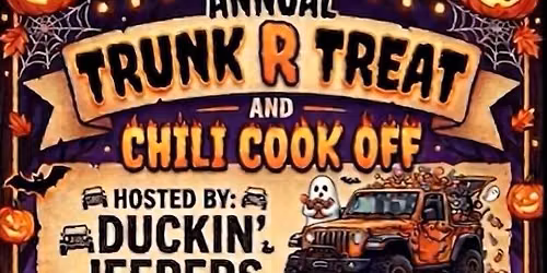Duckin\u2019 Jeepers Annual Trunk R Treat & Chili Cook Off