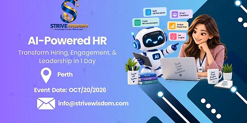 AI-Powered HR: Transform Hiring, Engagement & Leadership in 1 Day | Perth