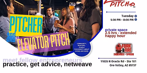 MAR 10 - Startup PITCHR - Startups, Pitchers, Pitches, and Netweaving