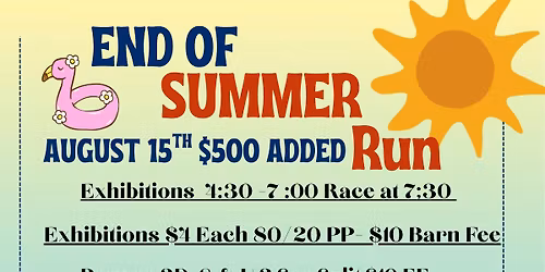 Cutters Corner End Of Summer Run $500+