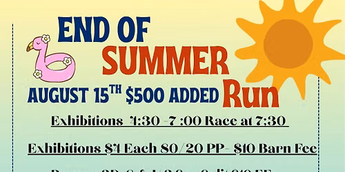 Cutters Corner End Of Summer Run $750++