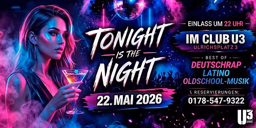 TONIGHT IS THE NIGHT @u3.augsburg