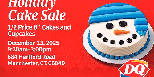 Holiday cake sale 