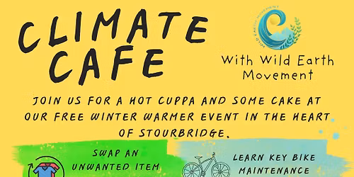 Climate Cafe- Free event, workshops and swapshop