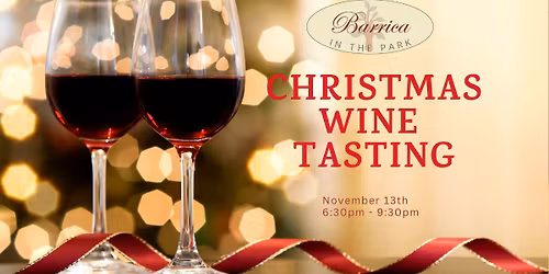 Christmas Wine Tasting