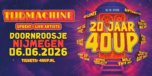 40UP Tijdmachine Tour - Doornroosje Nijmegen