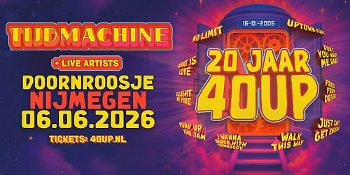 40UP Tijdmachine Tour - Doornroosje Nijmegen
