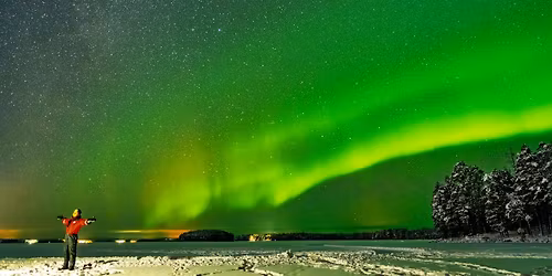  Arktyczny Express, Polarne Safari, Rovaniemi, Helsinki i Tallinn #1 [samolot]