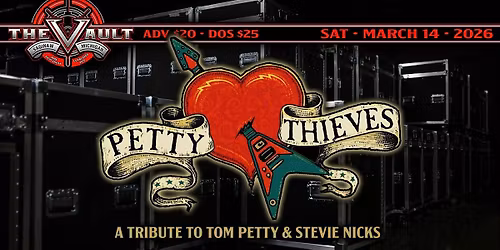 PETTY THIEVES "Tribute to Tom Petty & Stevie Nicks"