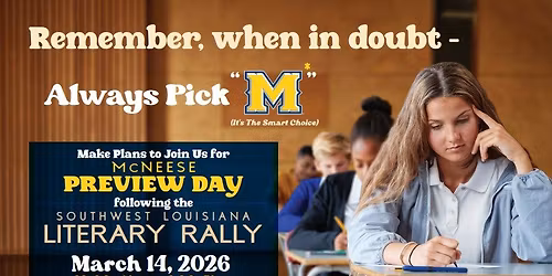 McNeese State University Spring Preview Day