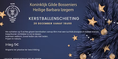 3de Kerstballenschieting Bosseniers Izegem