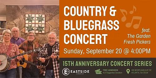 *FREE ADMISSION** Country & Bluegrass Concert