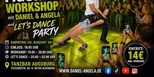 "Discofox Figuren Workshop" mit Daniel & Angela - bekannt aus social media