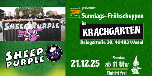 Fr\u00fchschoppen mit Livemusik von Sheep Purple