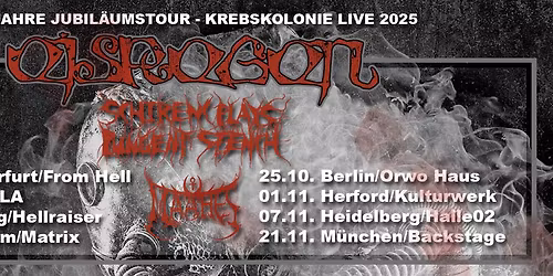 Eisregen - 30 Jahre Eisregen - Krebskolonie Live 2025 - M\u00fcnchen