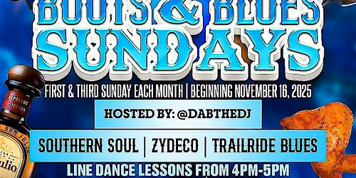 Boots & Blues Sundays