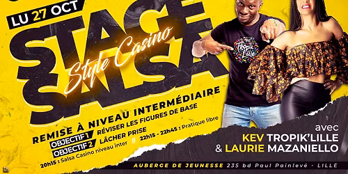 Stage Salsa cubaine (Remise \u00e0 niveau)