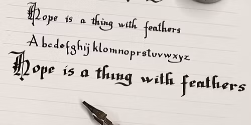 Intro to Calligraphy Workshop