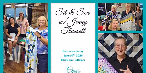 Sit and Sew w\/Jenny Trussell in Knoxville