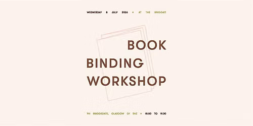 Bookbinding  Workshop