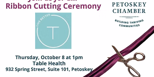 Ribbon Cutting - Table Health