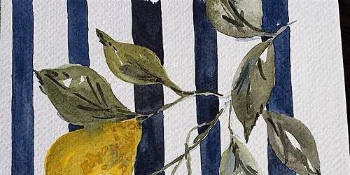Watercolour Breakfast - guided watercolour painting class