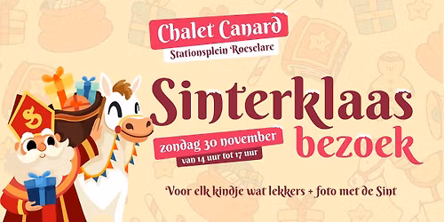Sinterklaas bezoek @ Chalet Canard