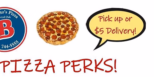 Pizza Perks at Benito's Pizza
